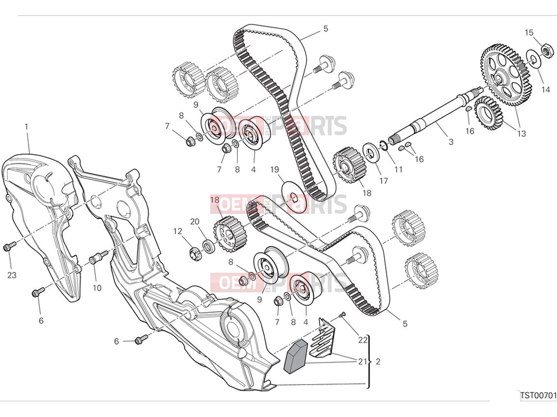 DUCATI 2023 Monster SP Timing system