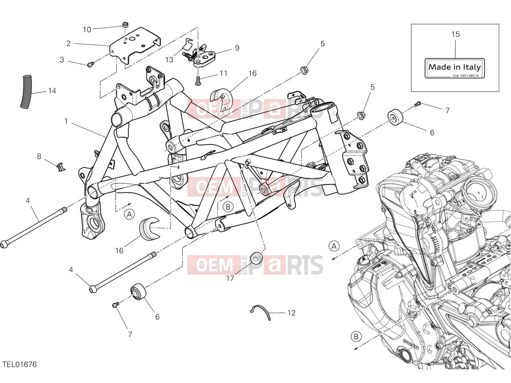 DUCATI 2025 Desert X Frame