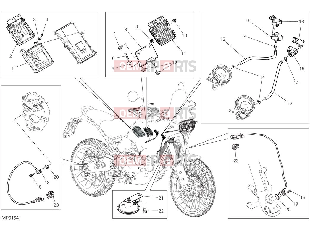 DUCATI 2025 Desert X Discovery Electrical devices (1)