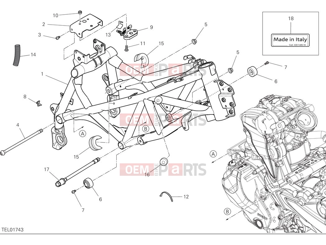 DUCATI 2025 Desert X Rally Frame