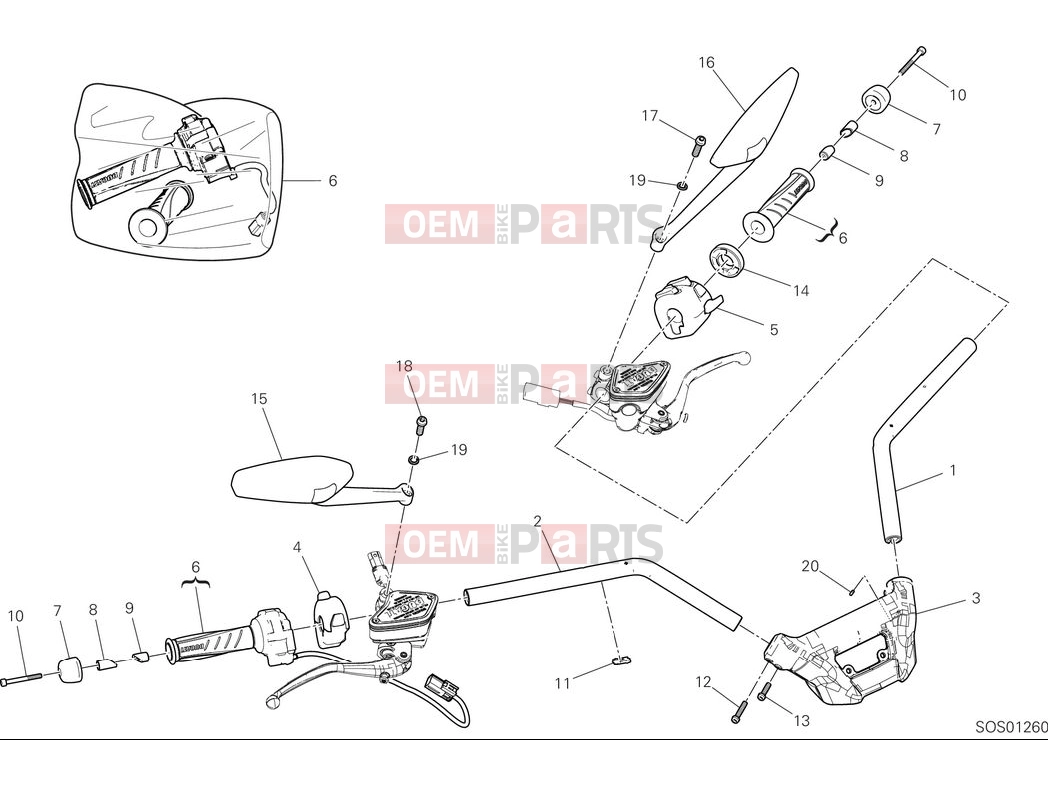DUCATI 2025 Diavel for Bentley Handlebar