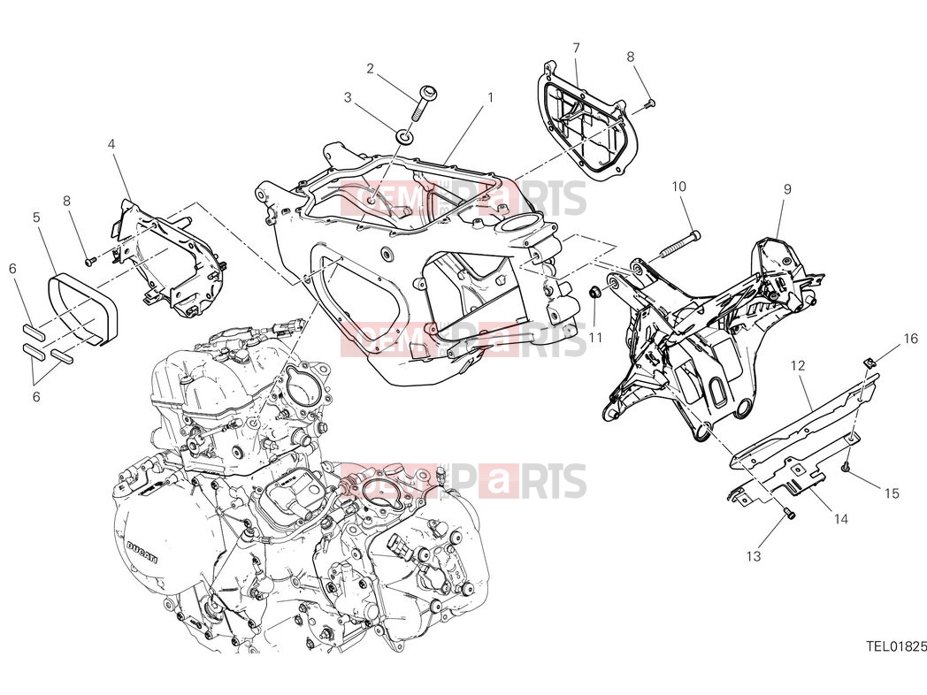 DUCATI 2025 Panigale V2 Frame