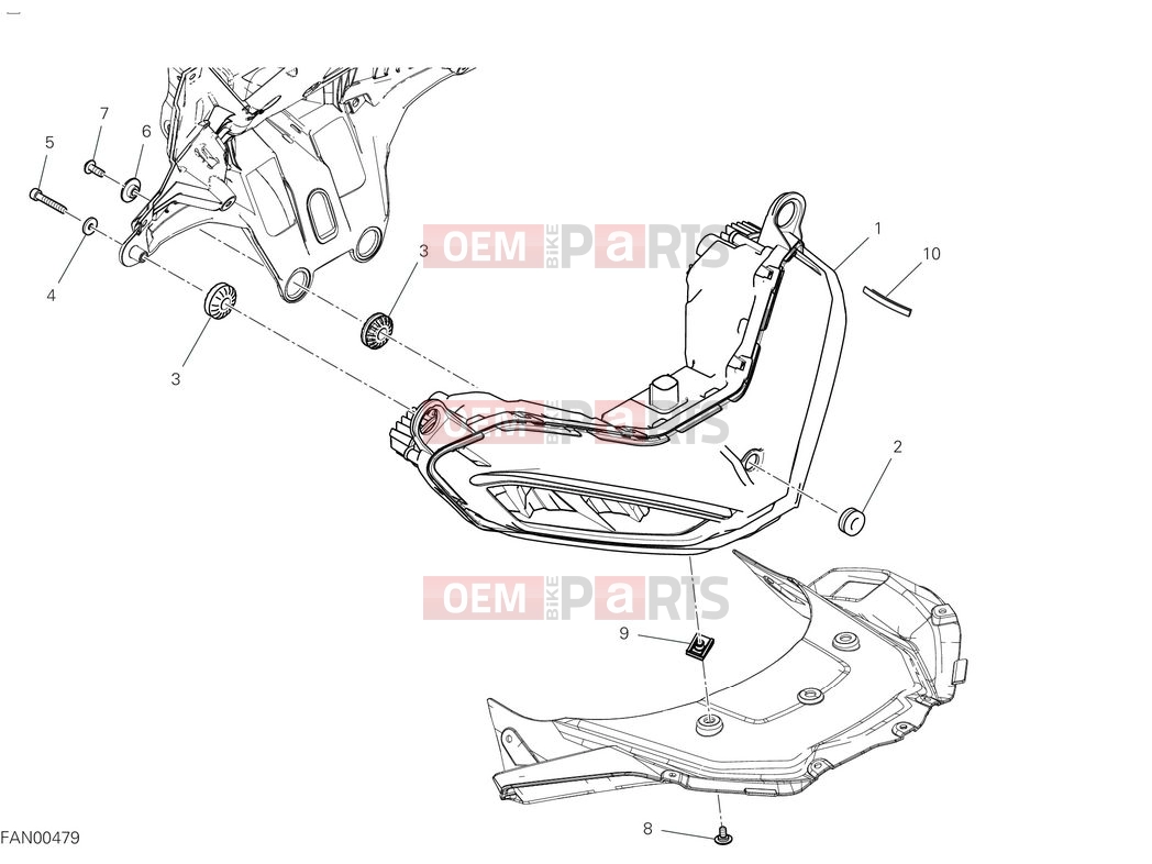 DUCATI 2025 Panigale V2 S Headlight