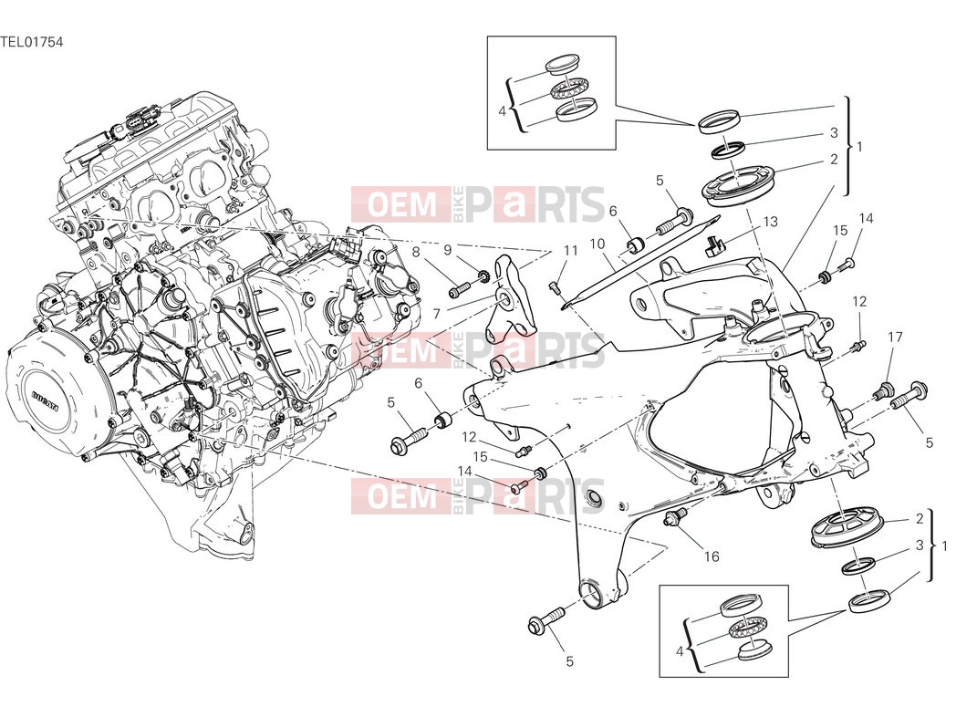 DUCATI 2025 Panigale V4 Main frame
