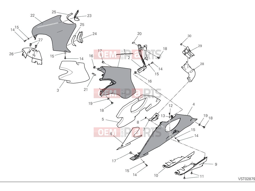 DUCATI 2025 Panigale V4 Fairing, left side