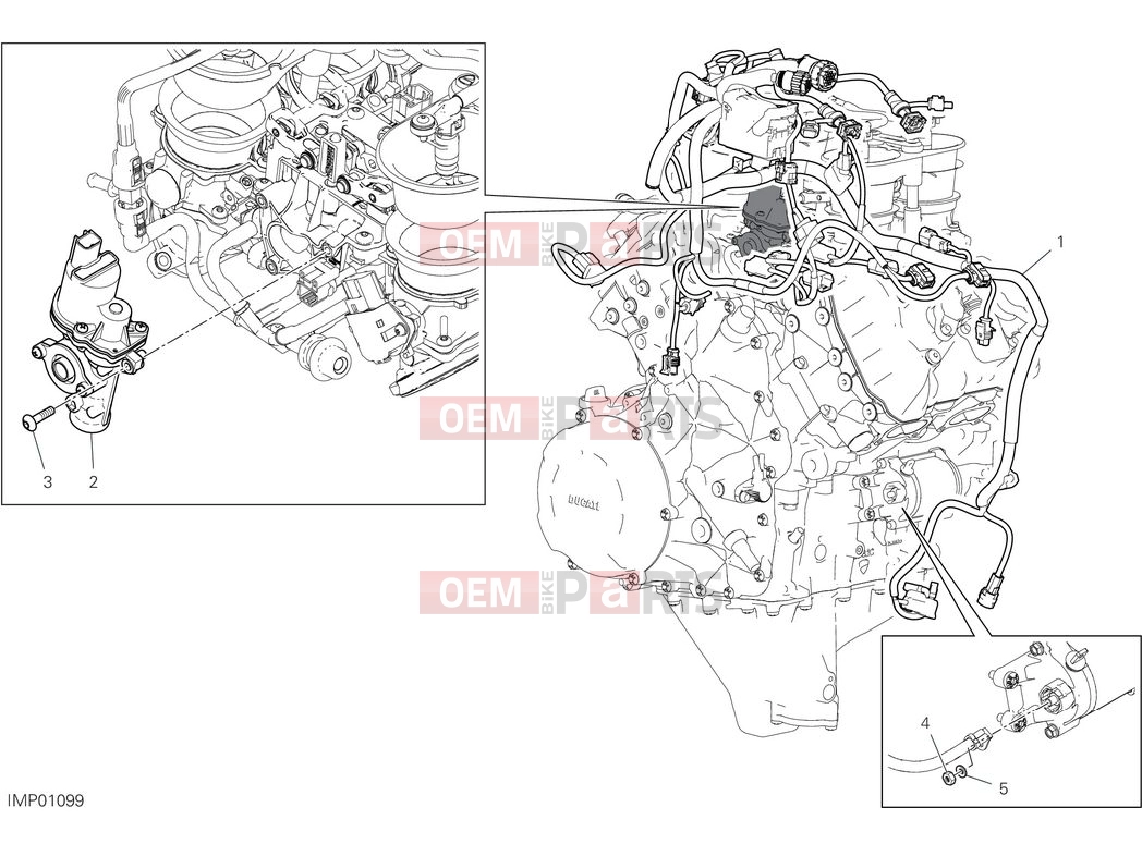 DUCATI 2025 Panigale V4 Engine electric system
