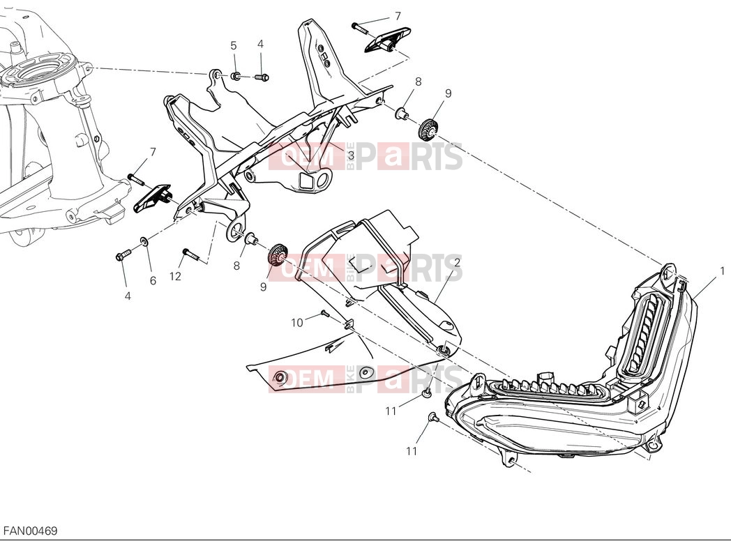 DUCATI 2025 Panigale V4 Headlight
