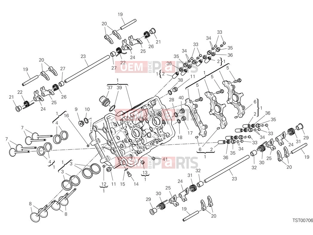 DUCATI 2025 Panigale V4 Front cyclinder head