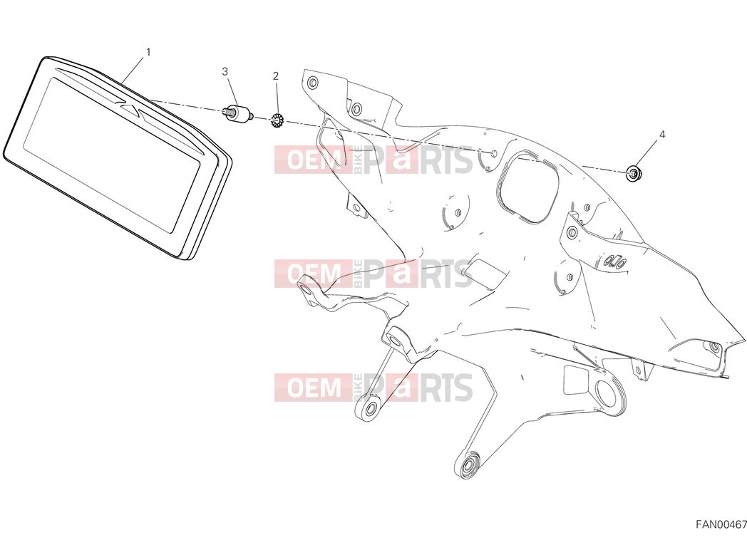 DUCATI 2025 Panigale V4 Instrument panel