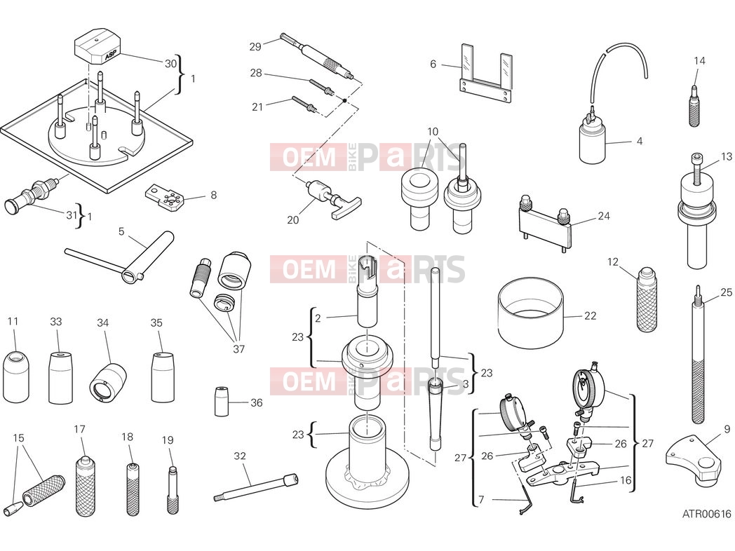 DUCATI 2025 Hypermotard 698 Mono Workshop service tools - engine (1)