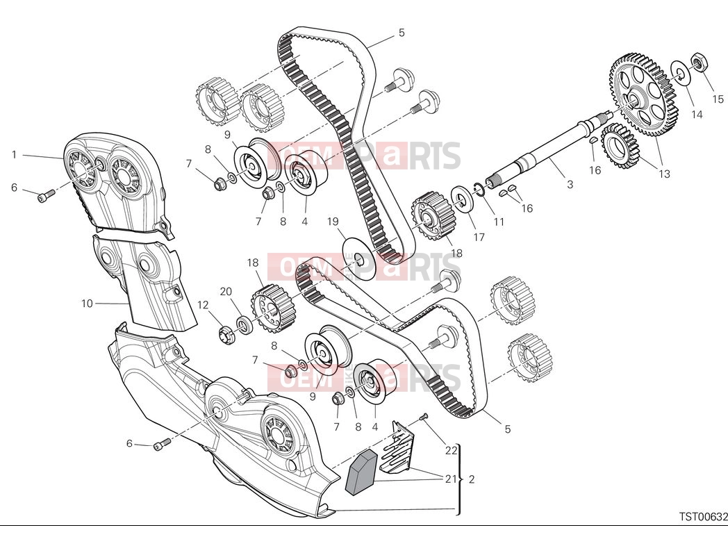 DUCATI 2025 Hypermotard 950 Timing system
