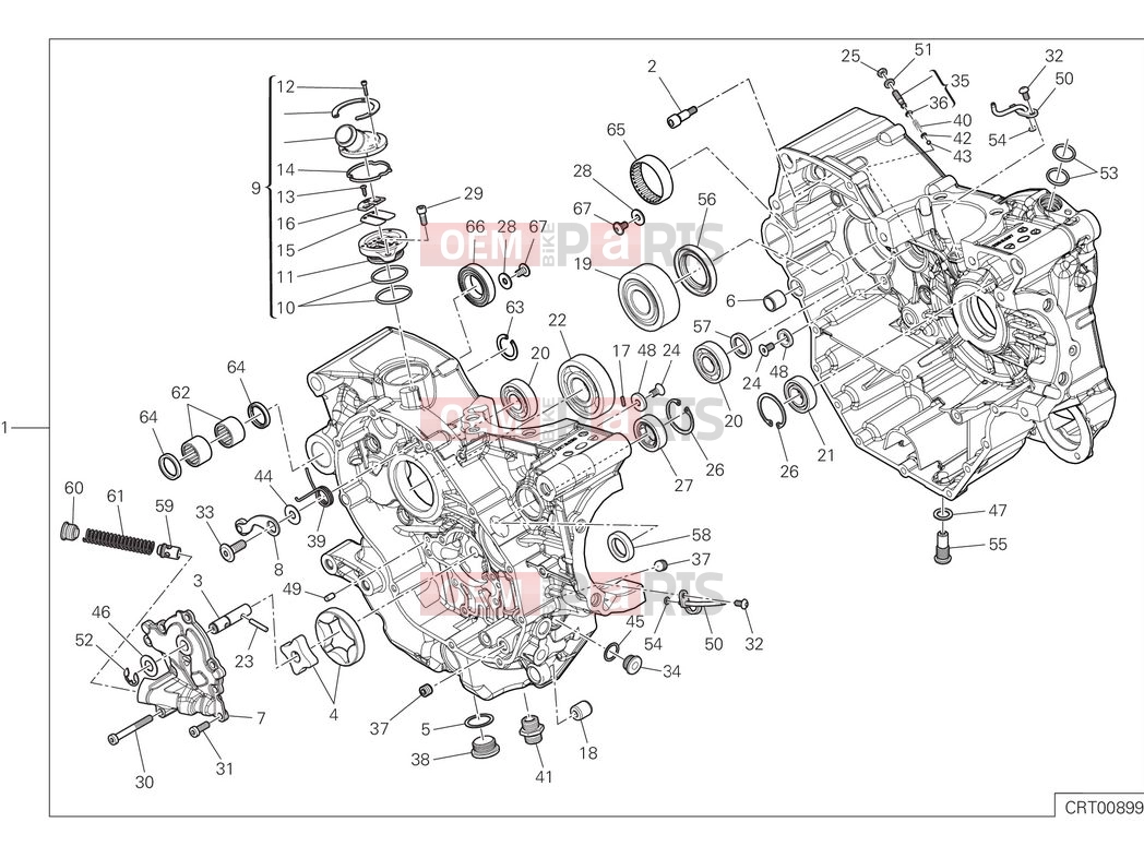 DUCATI 2025 Monster Crankcase