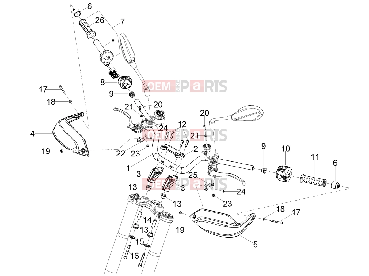 MOTOGUZZI Stelvio PFF Rider Assistance Solution E5+ (EU) Handlebar - Controls » Handlebar - Controls