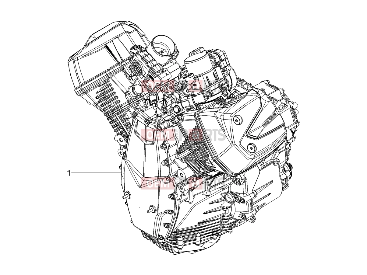 MOTOGUZZI V100 Mandello E5+ (EU) Engine » Engine-Completing part-Lever