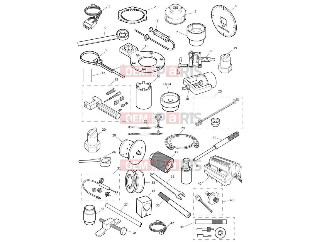 Triumph 2020 Speed Triple RS Service Tools