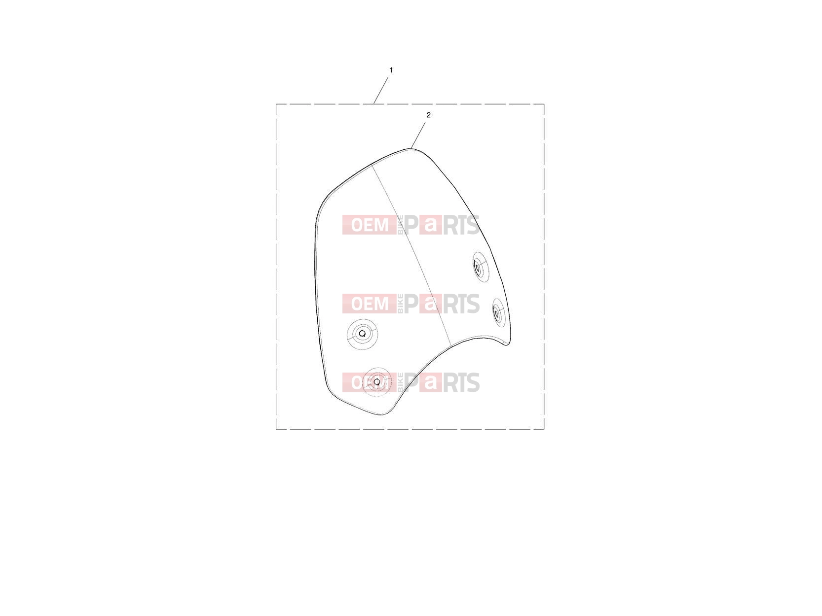Triumph 2024 Thruxton RS Screen, Tall