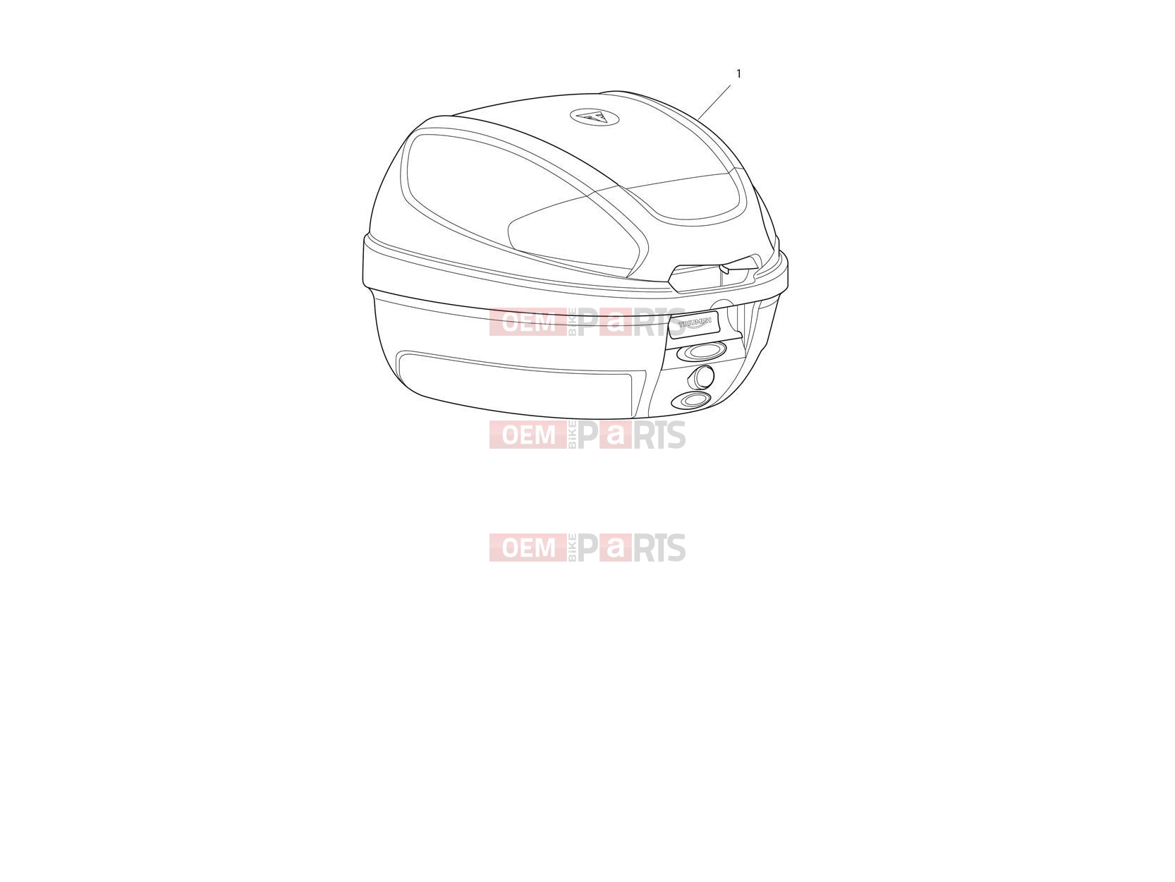 Triumph 2024 Speed 400 Top Box Kit