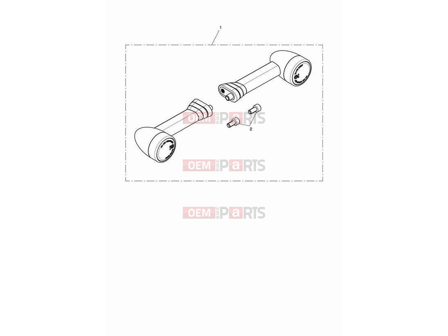 Triumph 2023 Scrambler 1200 XC LED indicators, D64, front