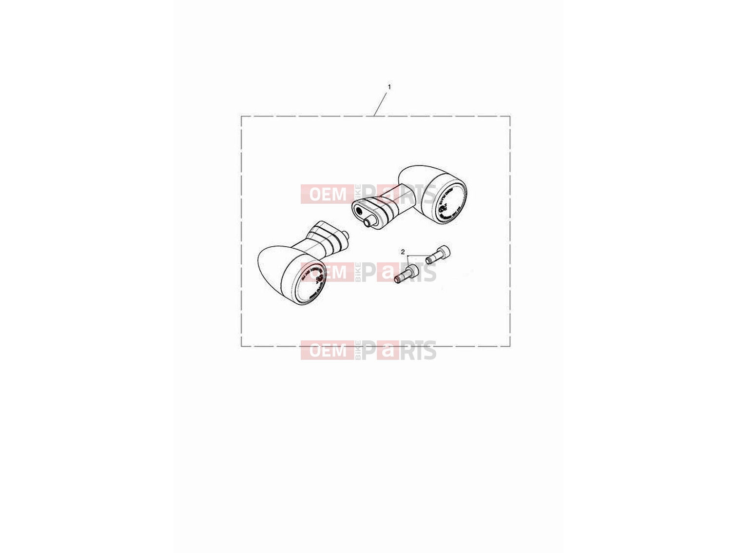 Triumph 2023 Scrambler 1200 XC LED indicators, D40, front
