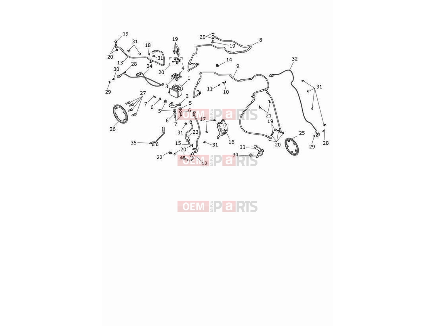 Triumph 2023 Scrambler 1200 XC ABS system