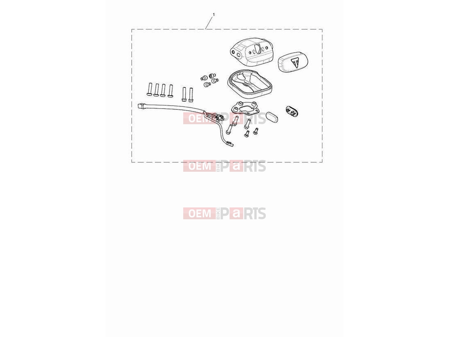 Triumph 2023 Scrambler 1200 XC Indicator relocation kit, multifunction