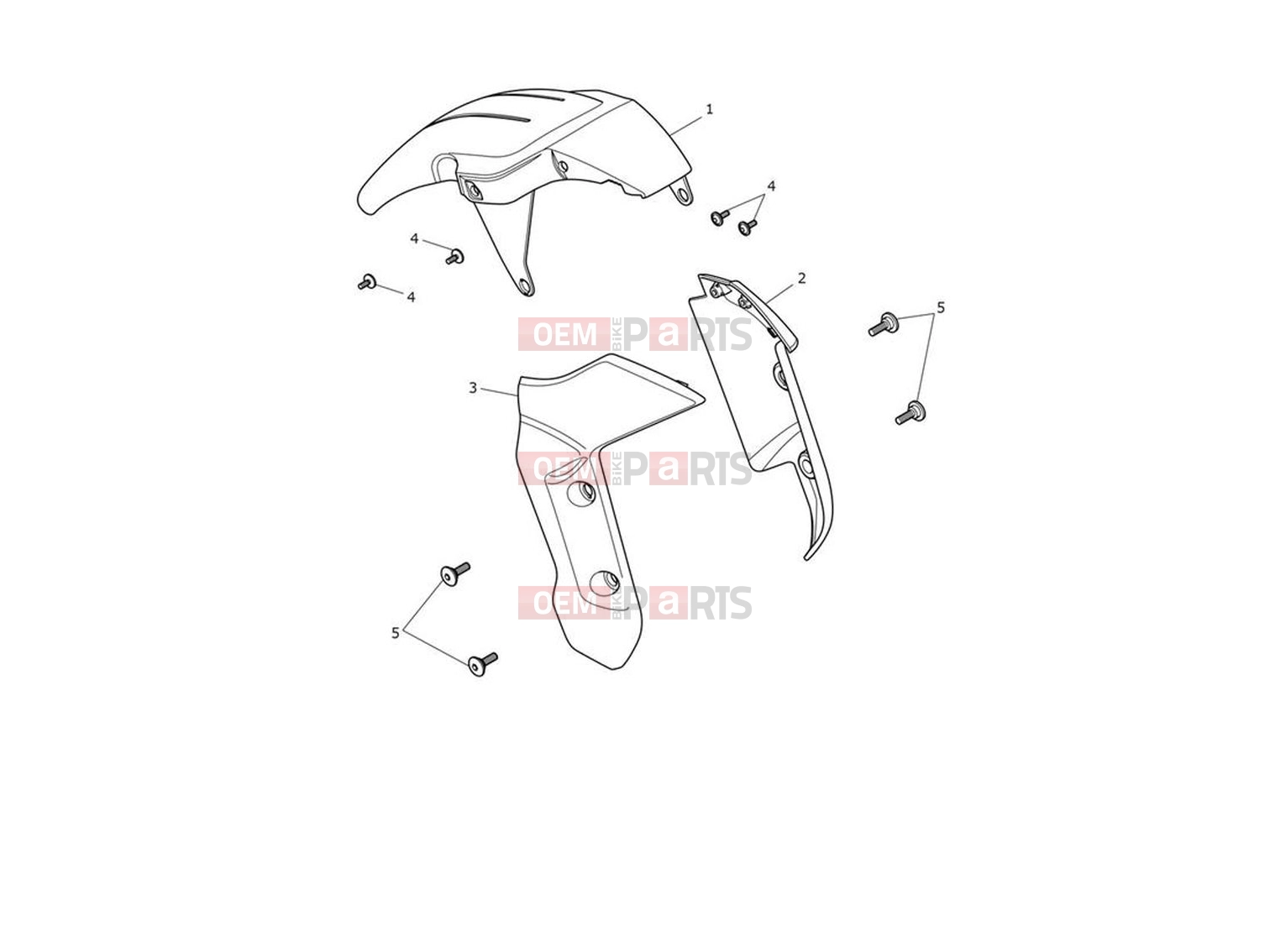Triumph 2022 Trident 660 Front Mudguard