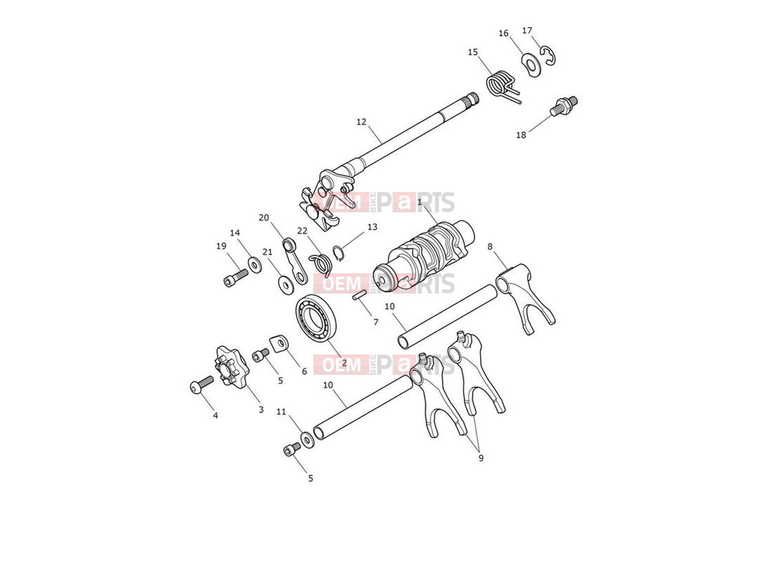 Triumph 2022 Trident 660 Gear Selector