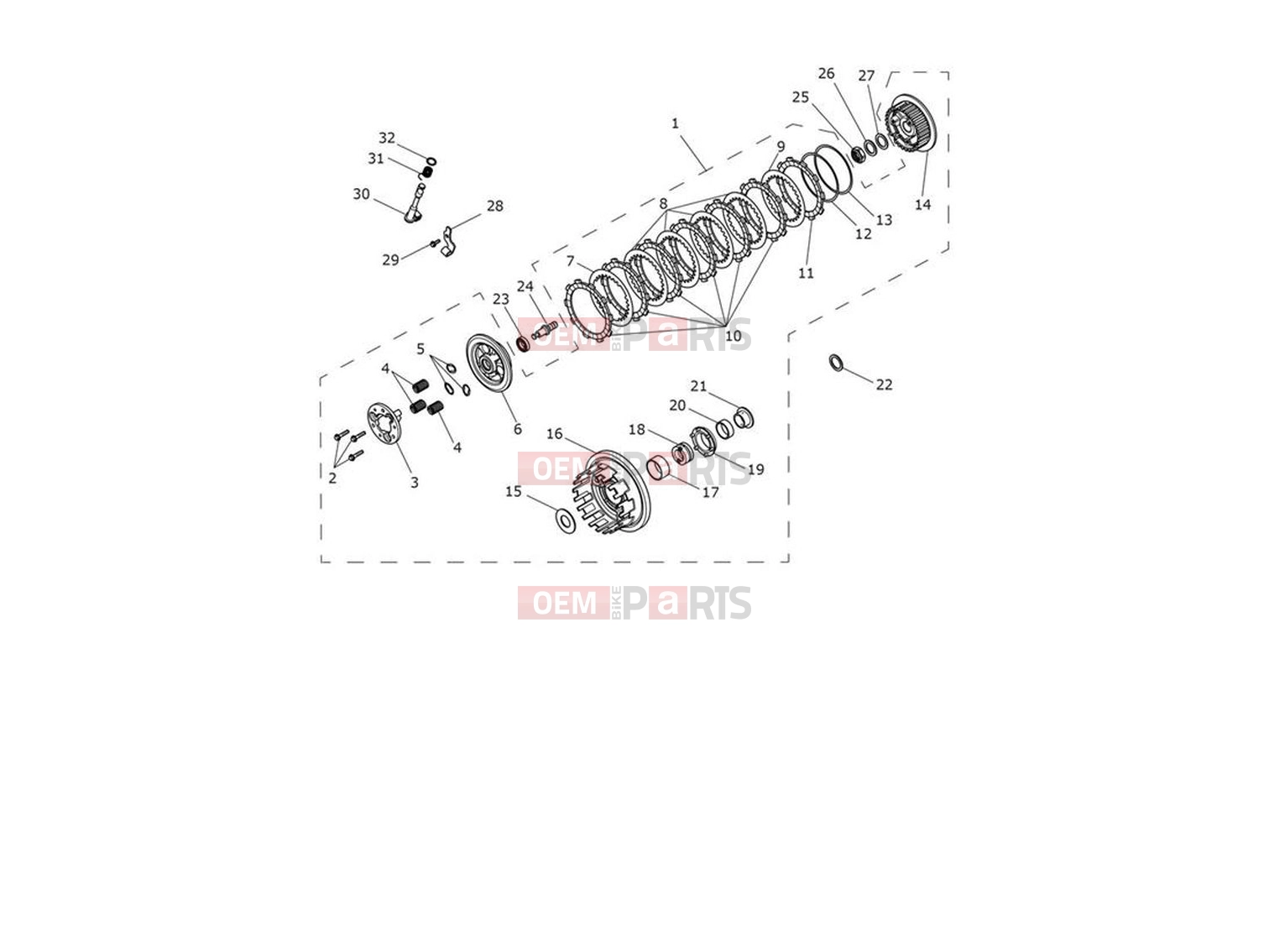 Triumph 2023 Trident 660 Clutch Assembly