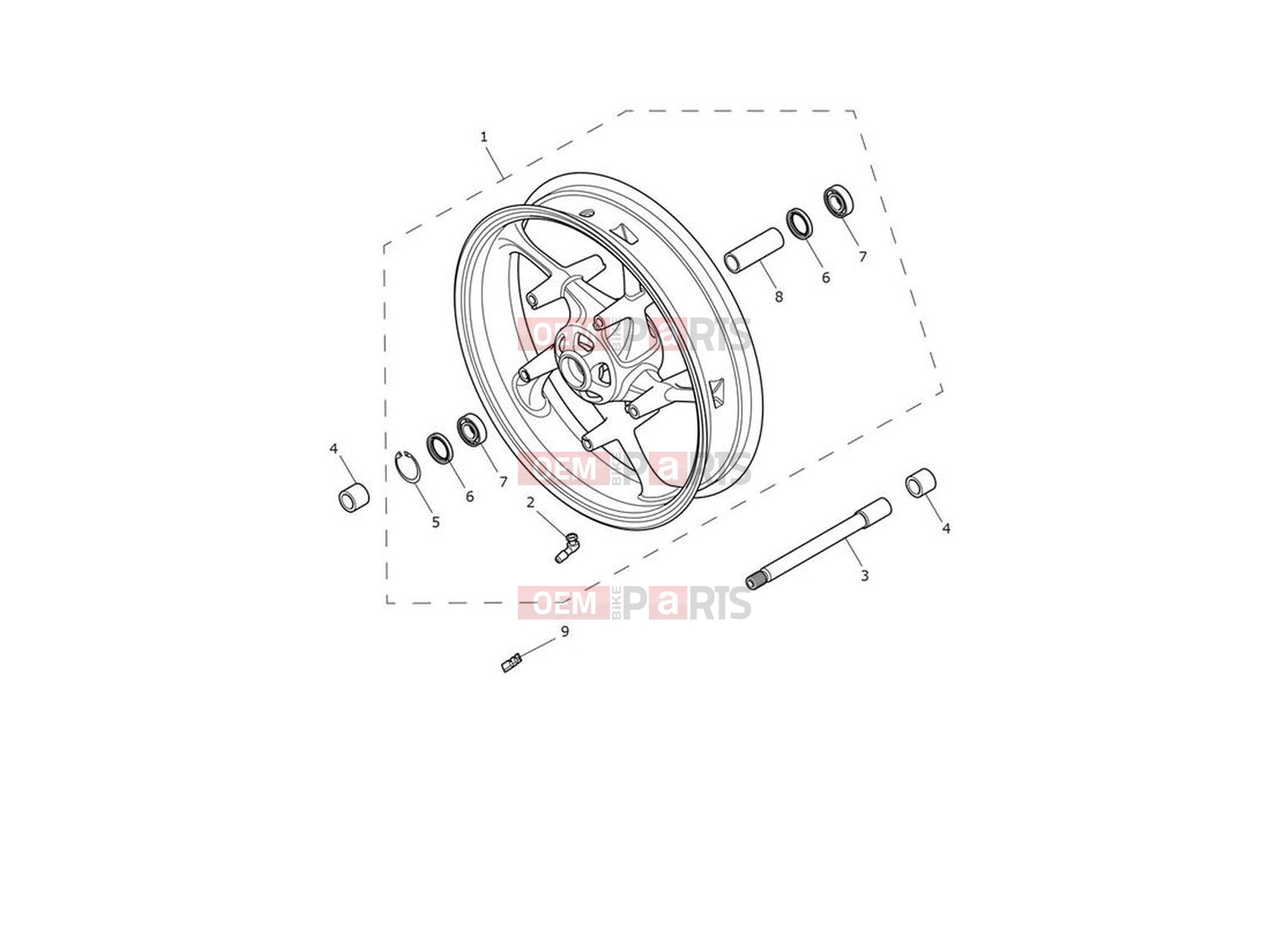 Triumph 2023 Trident 660 Front Wheel