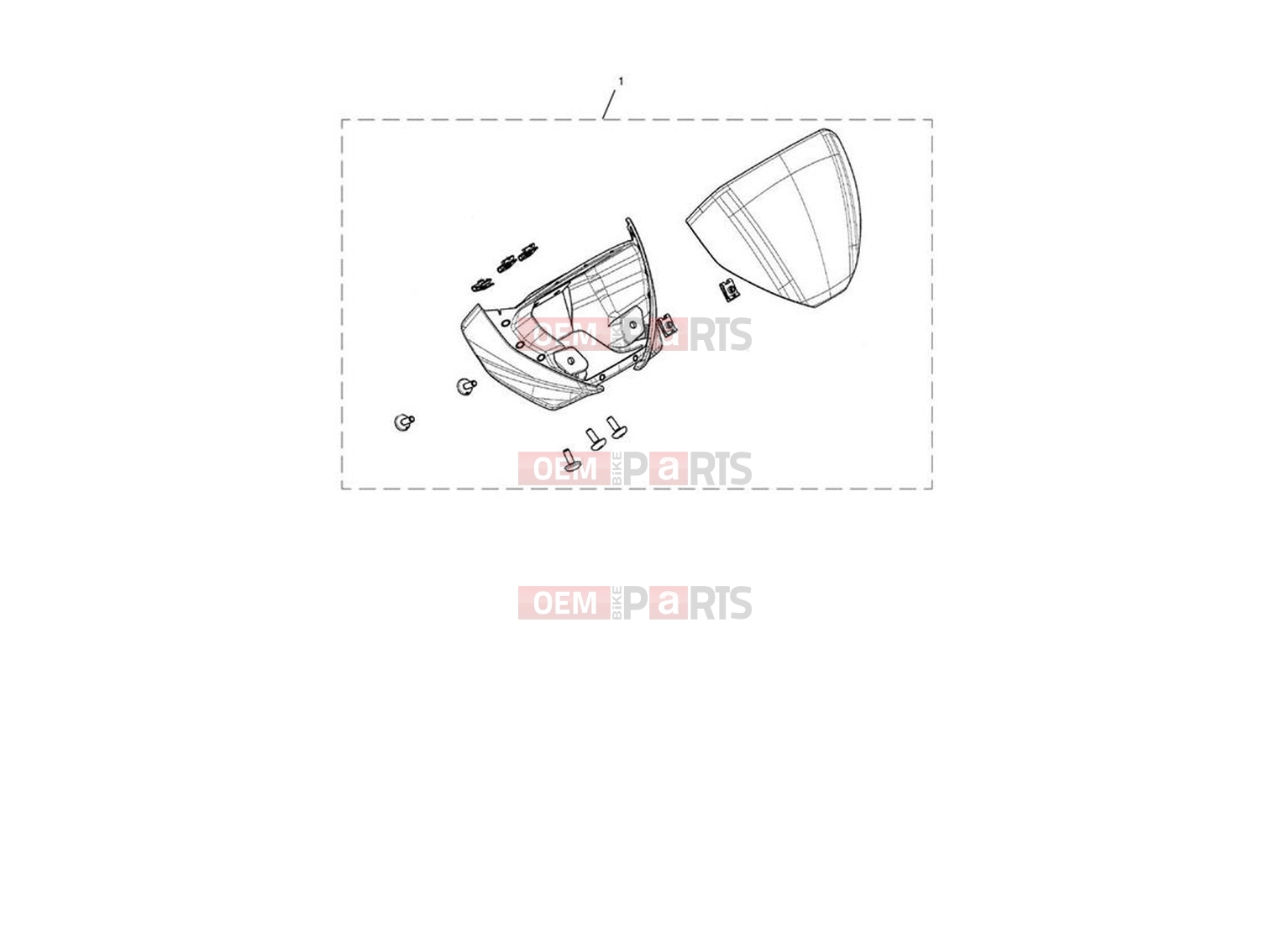 Triumph 2023 Trident 660 Flyscreen Kit