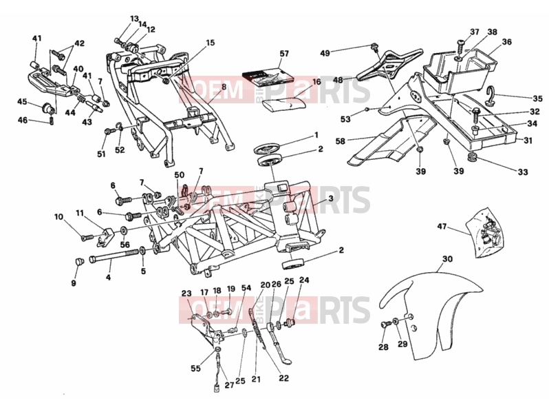 DUCATI 1995 Superbike 888 FRAME » FRAME