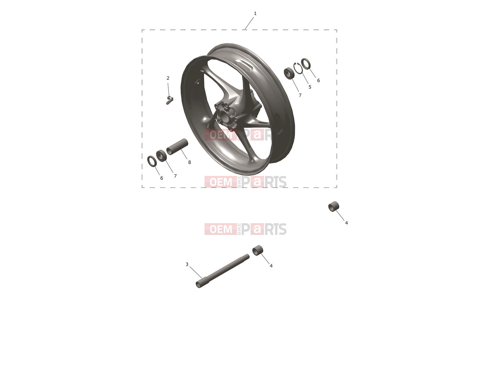 Triumph 2024 Daytona 660 Front Wheel