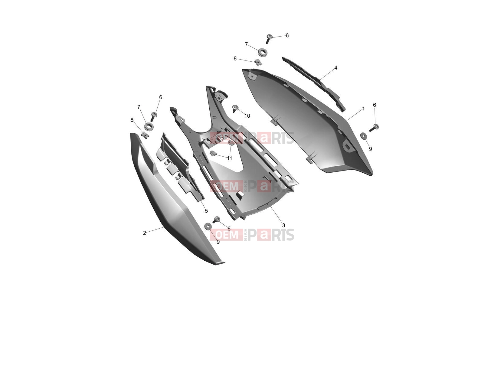 Triumph 2024 Daytona 660 Rear Bodywork