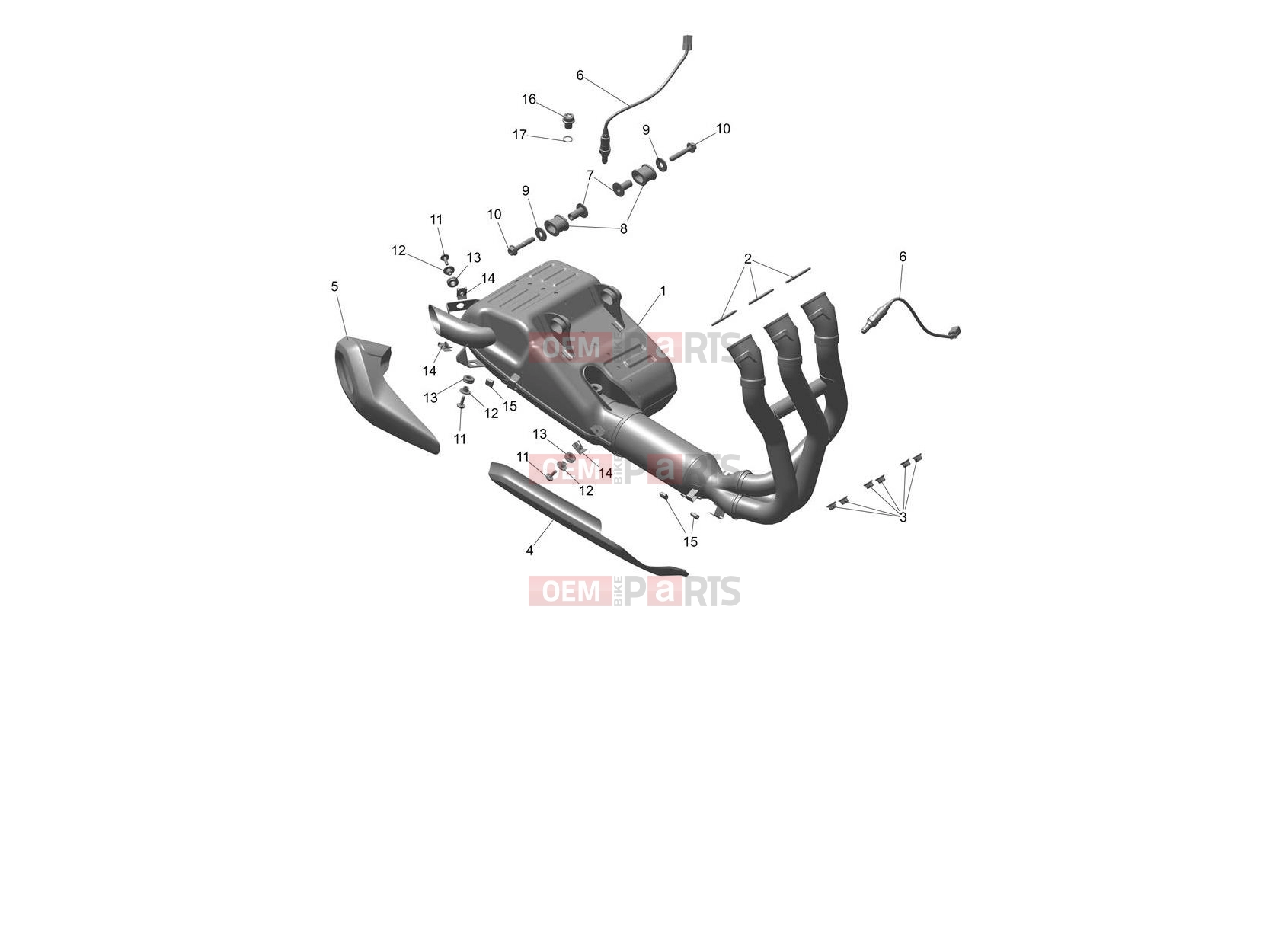 Triumph 2024 Daytona 660 Exhaust System