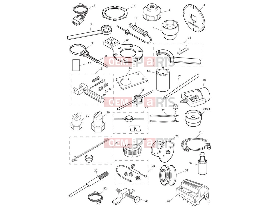 Triumph 2016 SPEED TRIPLE S 735438 > Service Tools