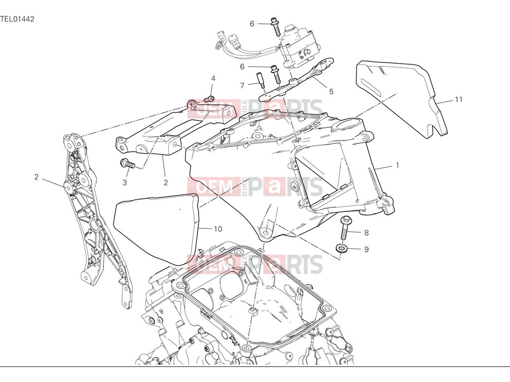 DUCATI 2025 Multistrada V4 RS Frame