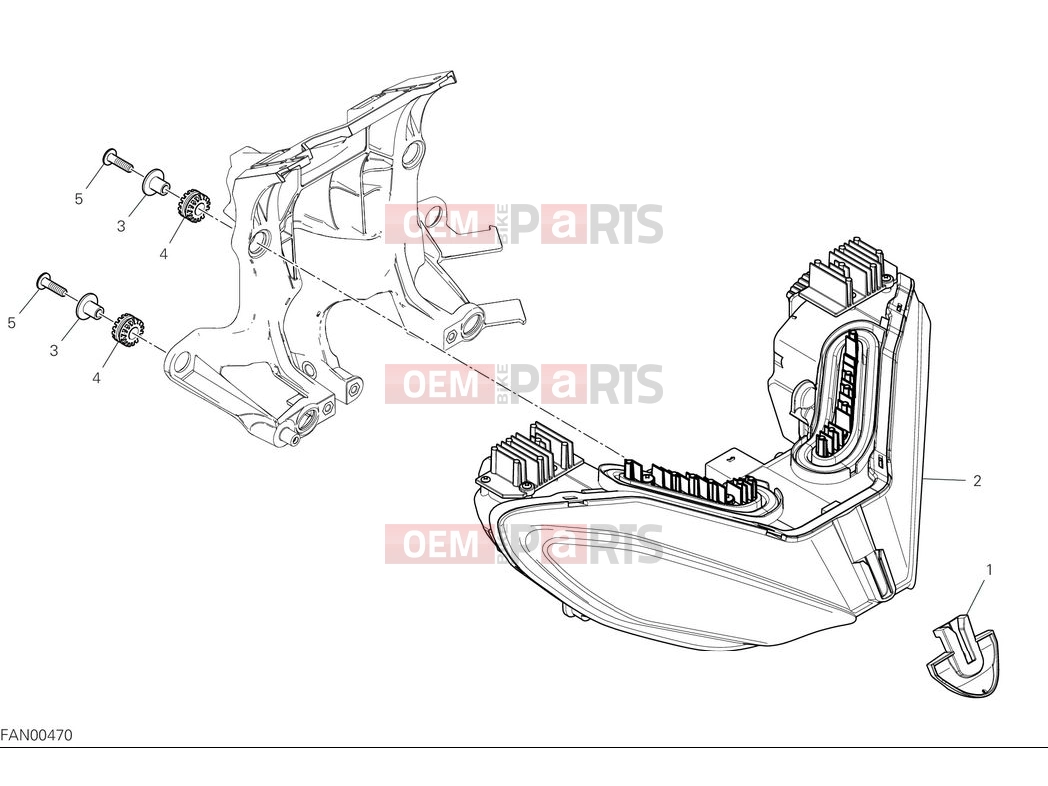 DUCATI 2025 Multistrada V4 RS Headlight