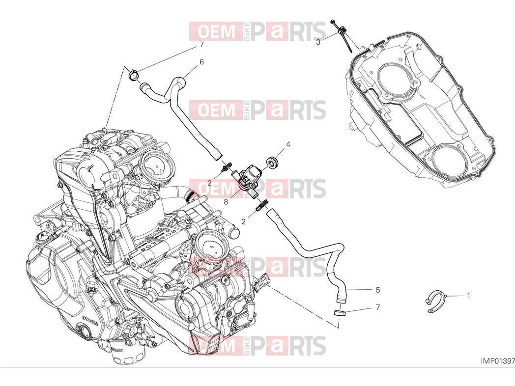 DUCATI 2025 Monster Plus Secondary air system