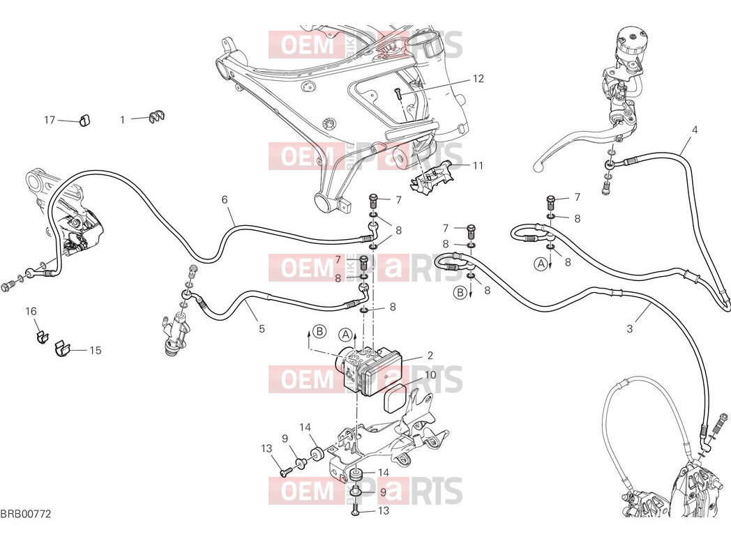 DUCATI 2025 Monster Plus Antilock braking system (ABS)