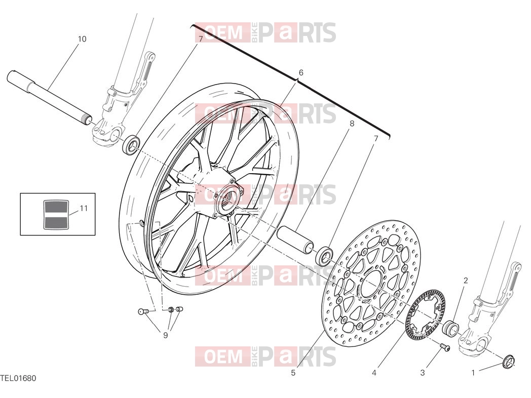 DUCATI 2025 Scrambler Icon Front wheel