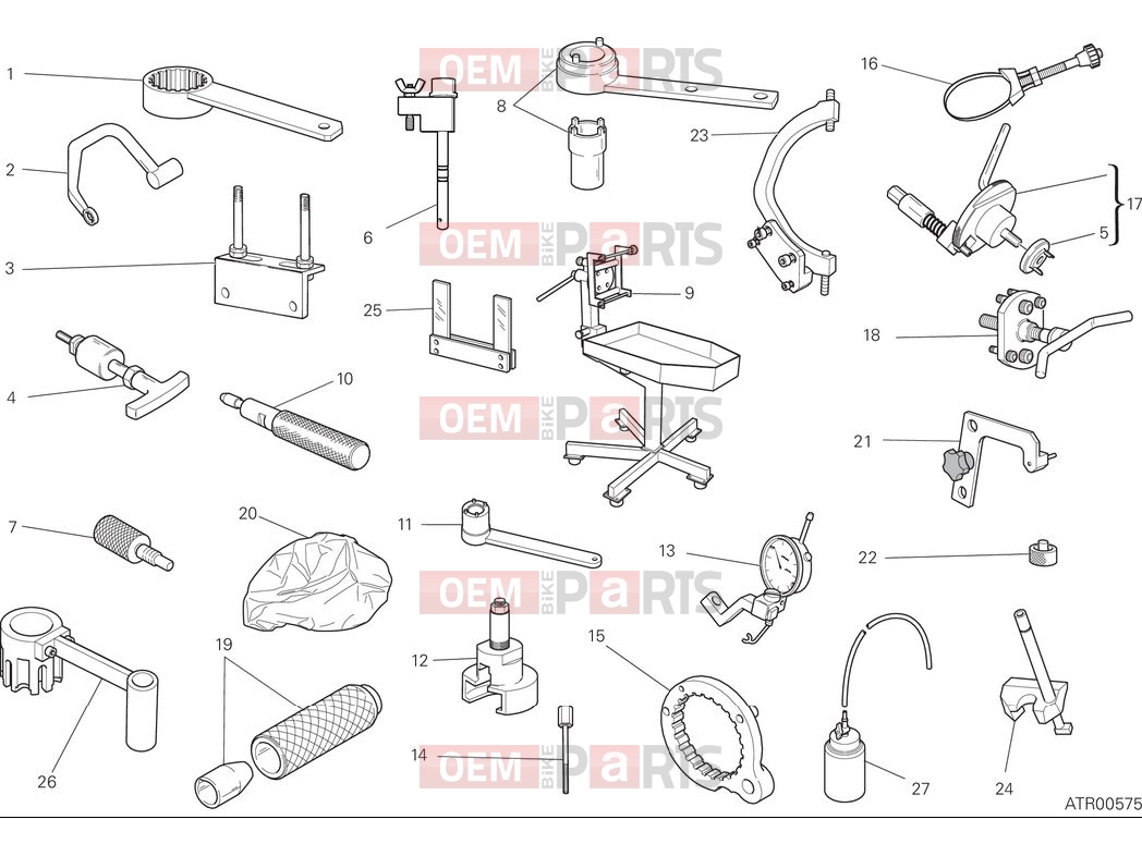 DUCATI 2025 Scrambler Full Throttle Workshop service tools (engine)