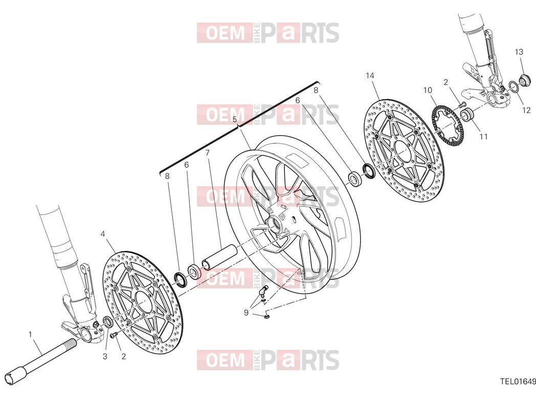 DUCATI 2025 Diavel V4 Front wheel