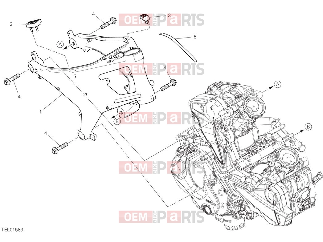 DUCATI 2025 Monster SP Frame