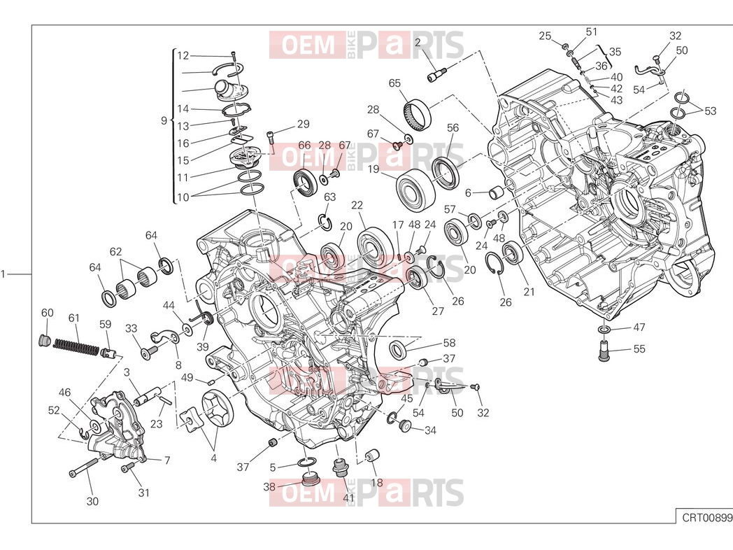 DUCATI 2025 Monster SP Crankcase