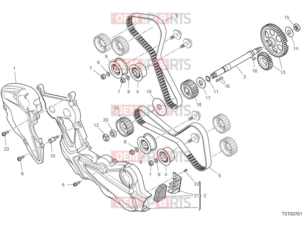DUCATI 2025 Monster SP Timing system