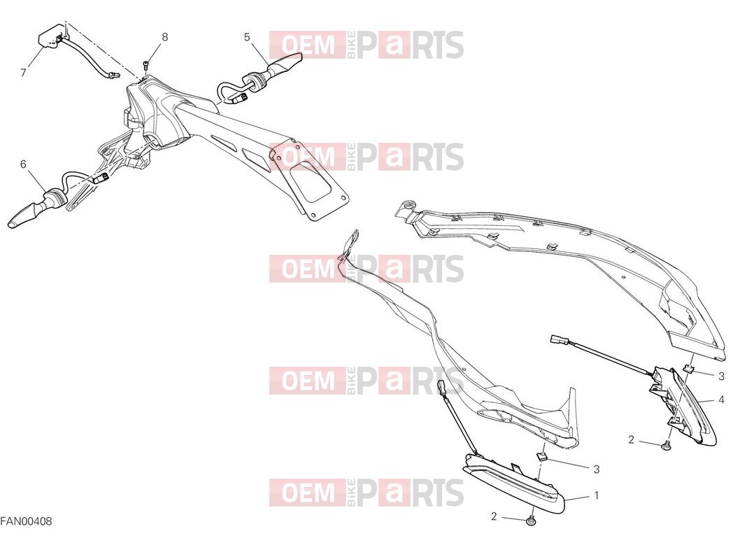 DUCATI 2025 Monster SP Turn indicators