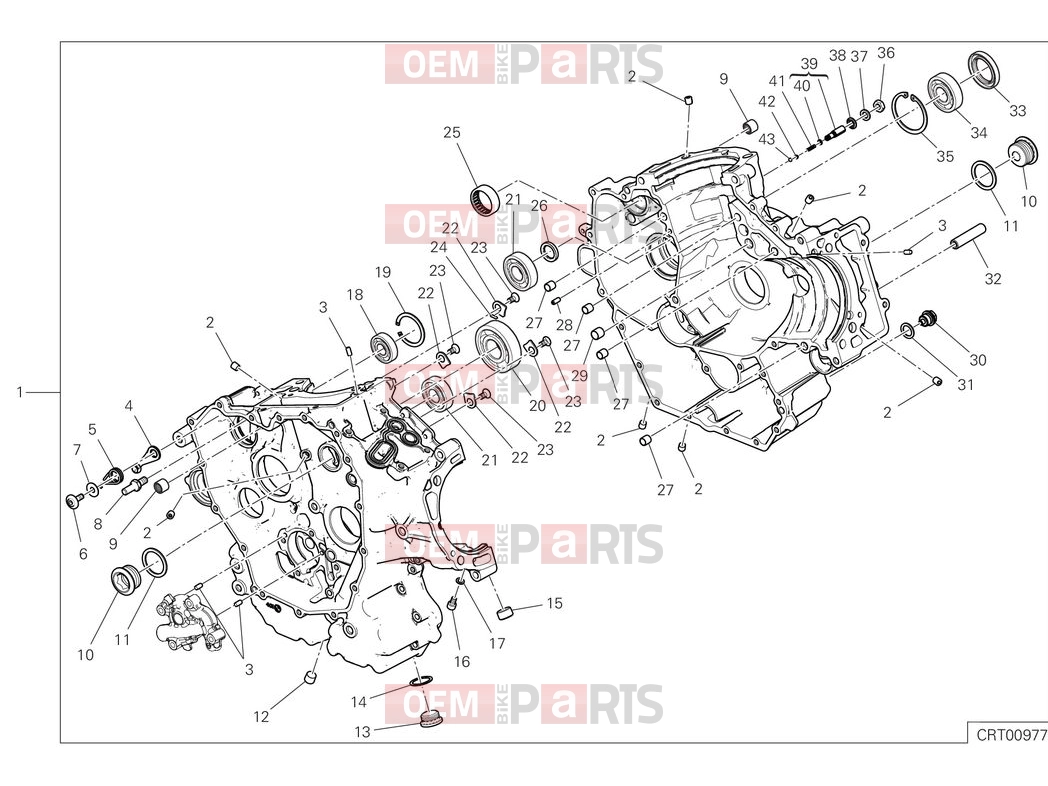 DUCATI 2025 Multistrada V2 Crankcase