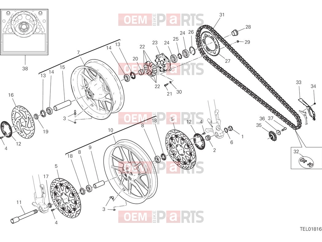 DUCATI 2025 Multistrada V2 Wheels