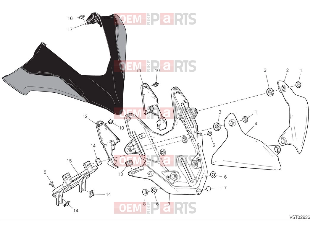 DUCATI 2025 Multistrada V4 Headlight fairing