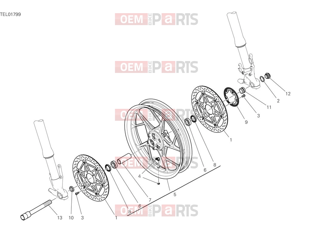 DUCATI 2025 Multistrada V4 Front wheel